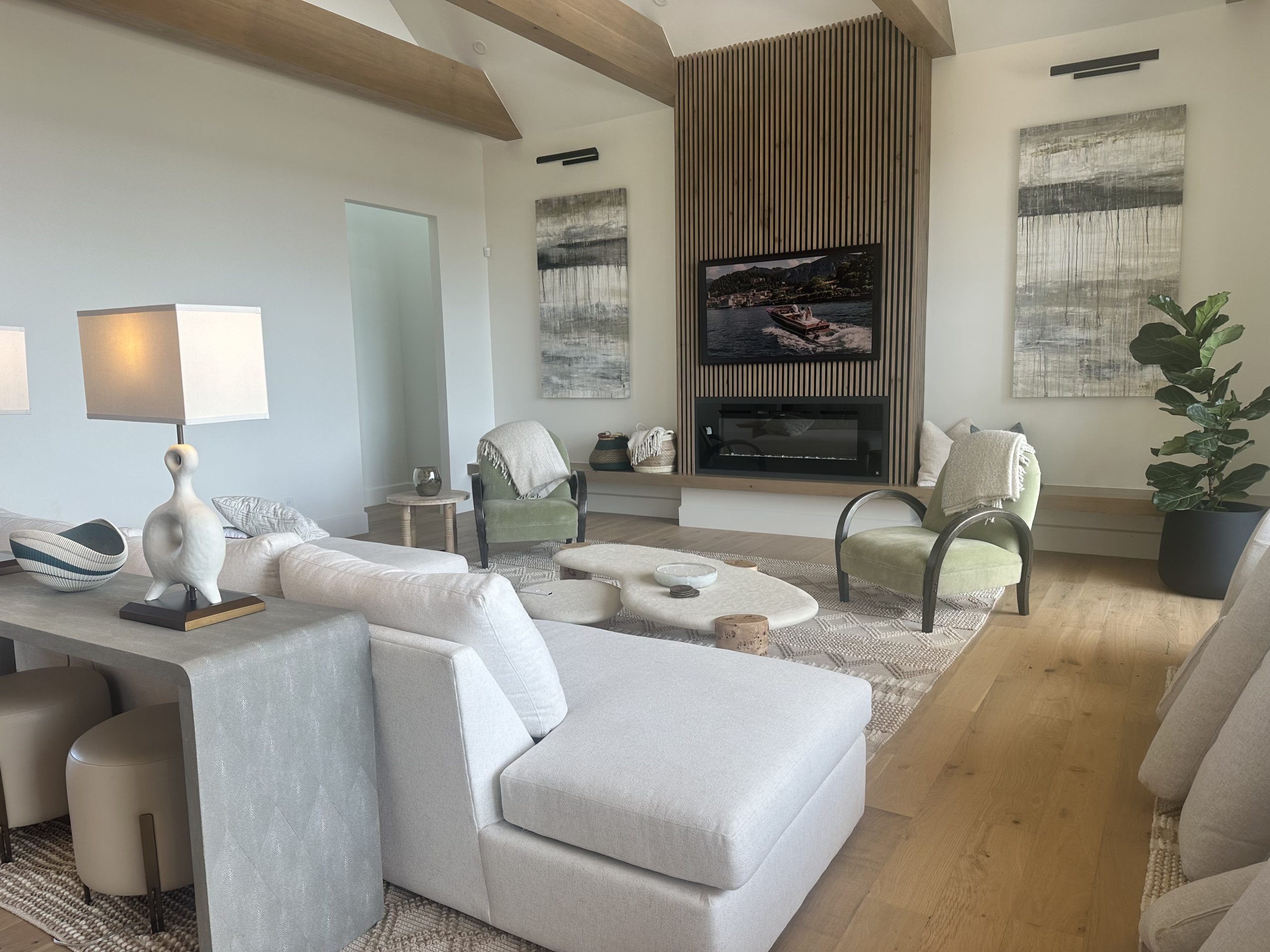 Enjoy a Movie or Game in front of the Fire on Cool Nights!