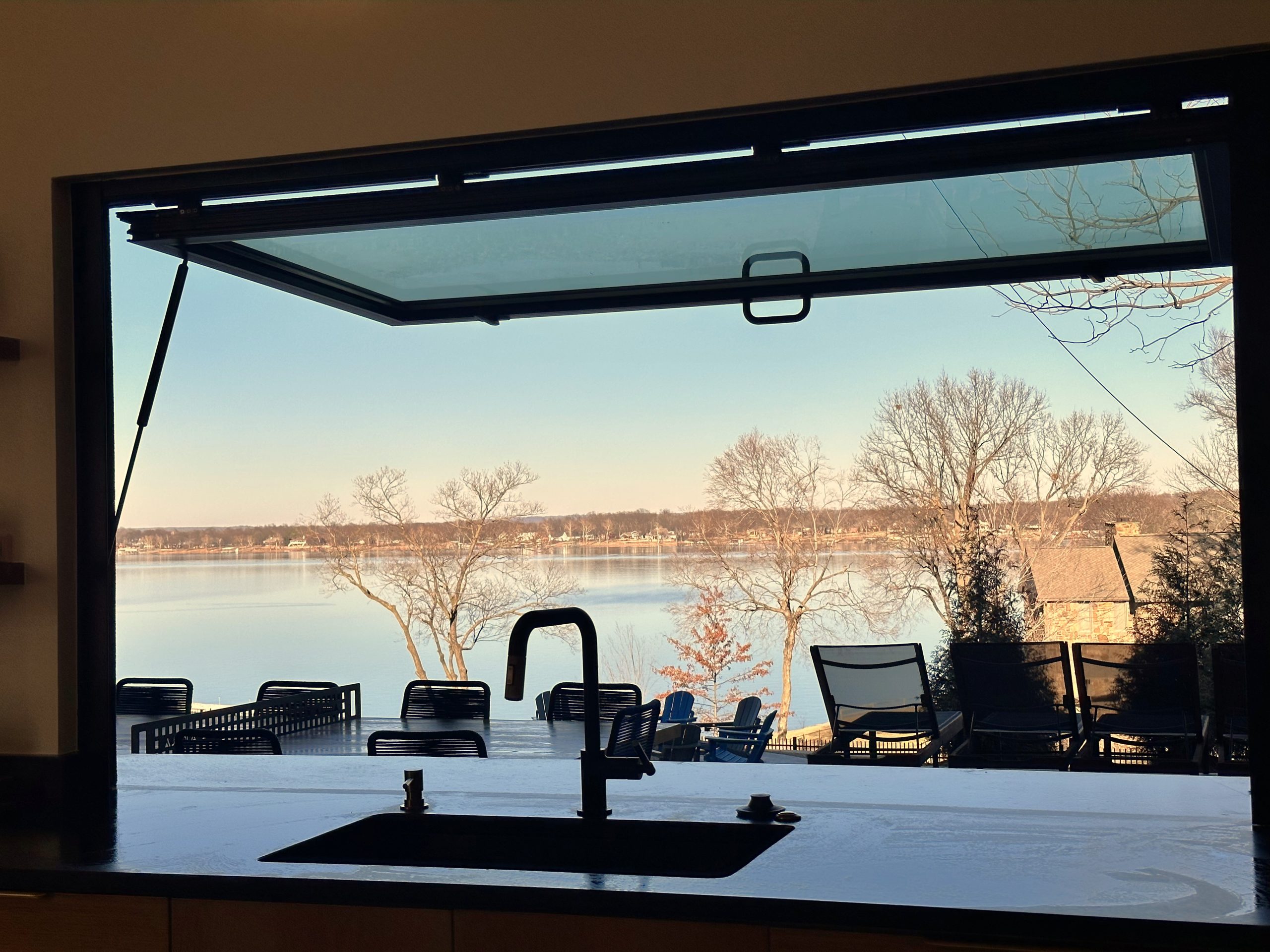 Enjoy the Fresh Air and Amazing View Out the Pass Through Window!