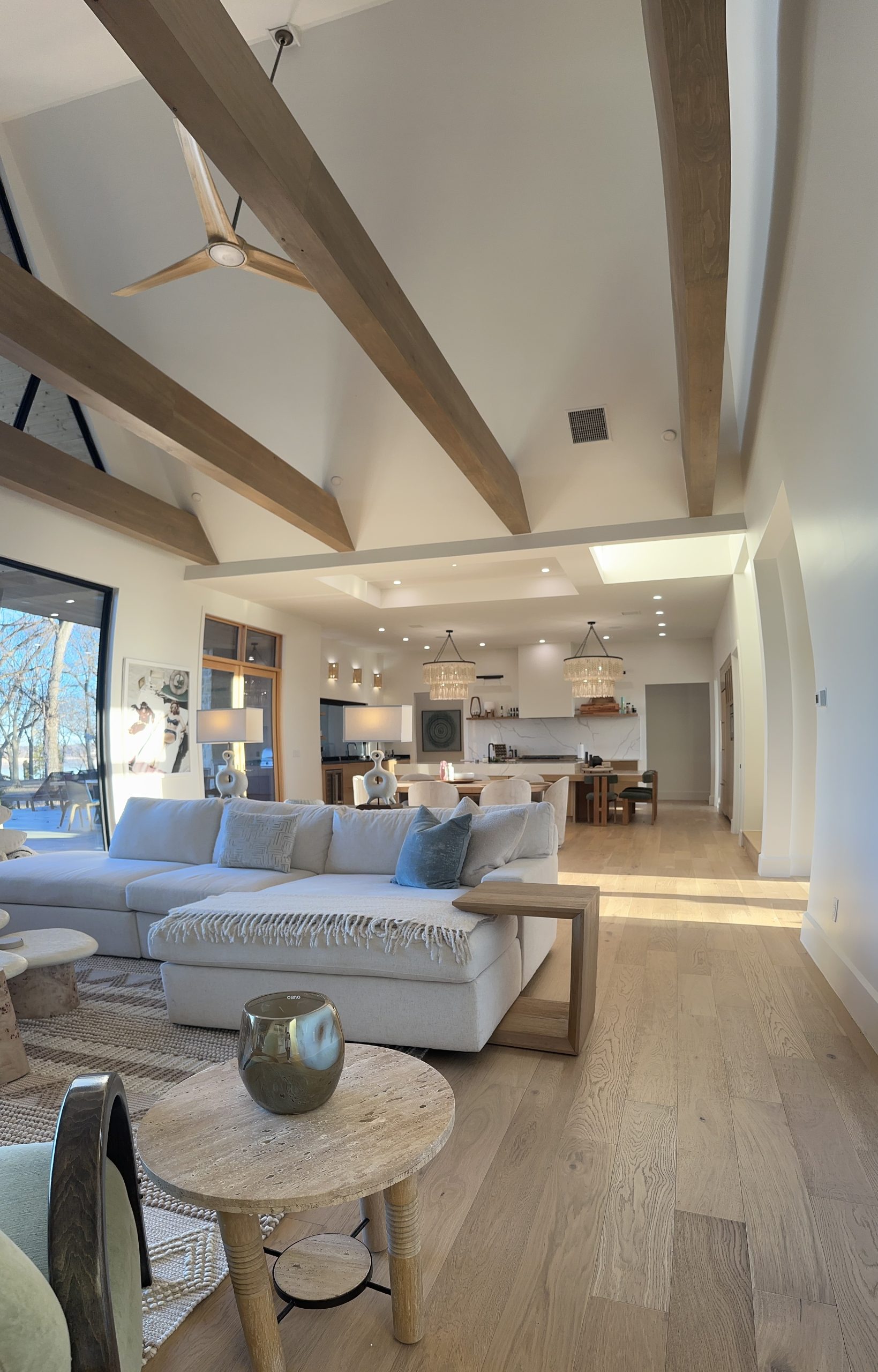 Wide Open Floor Plan From Living to Kitchen