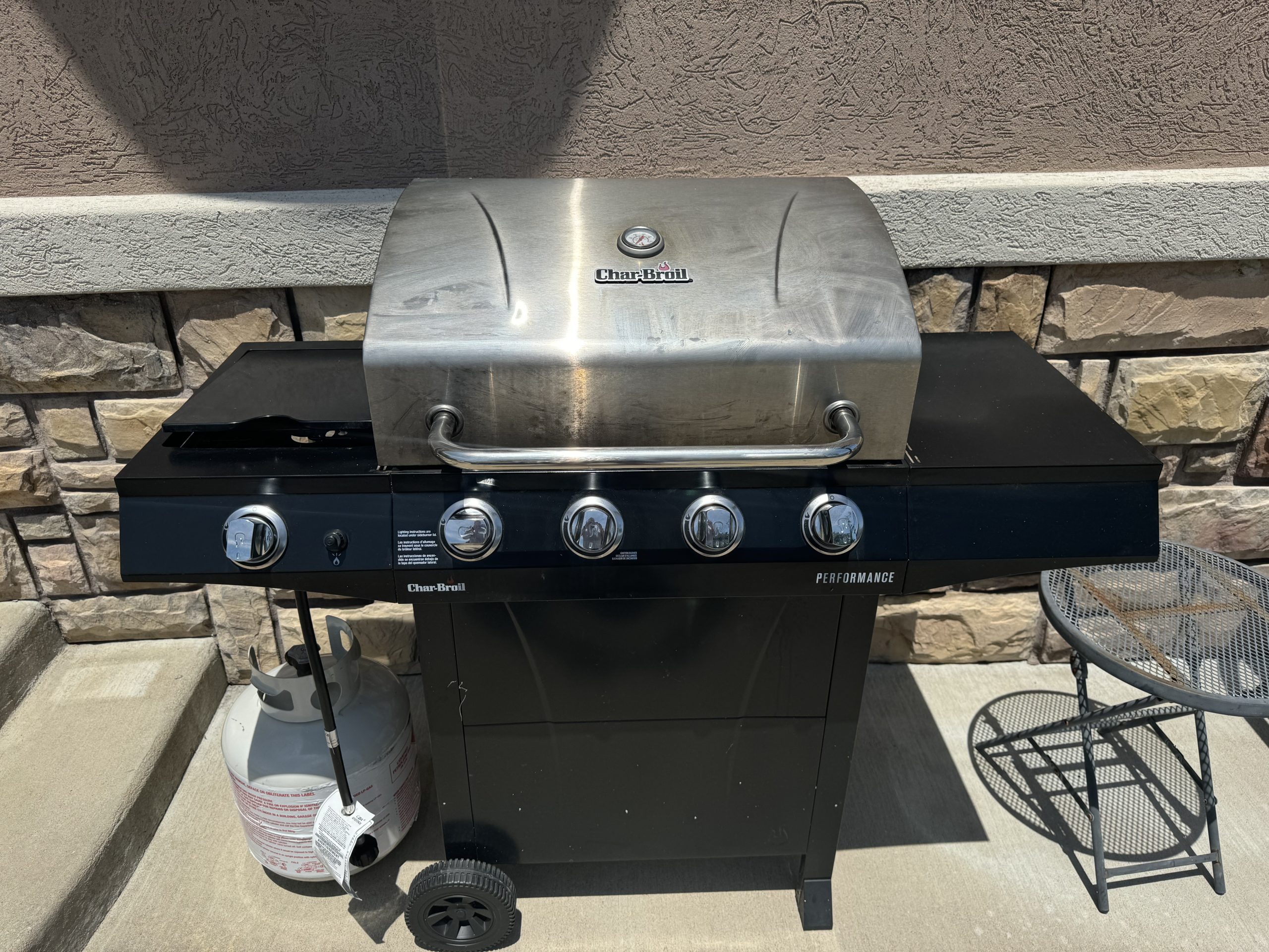 Propane gas grill!